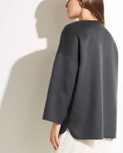 Best Sale Double Face Cashmere Trui Vrouwen Tops