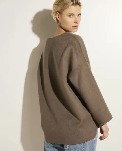 Best Sale Double Face Cashmere Trui Vrouwen Tops