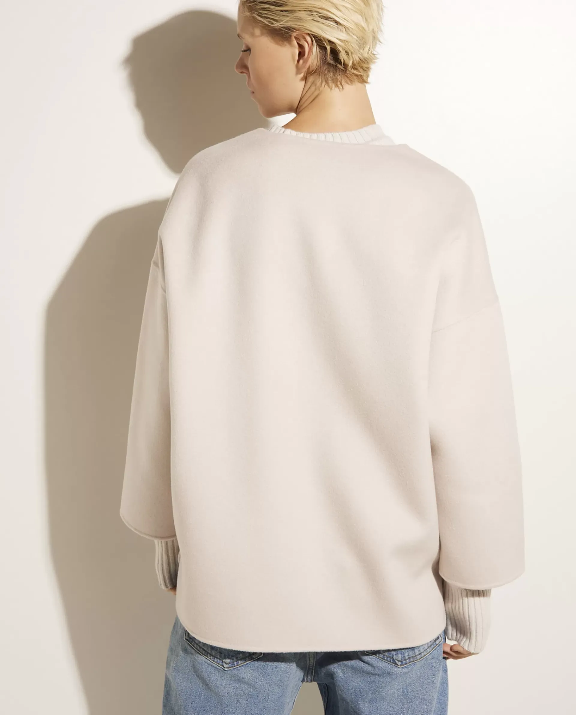 Store Double Face Cashmere Trui Vrouwen Tops