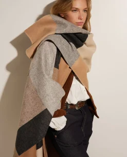 Online Double Face Poncho Vrouwen Jassen
