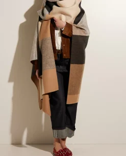 Online Double Face Poncho Vrouwen Jassen