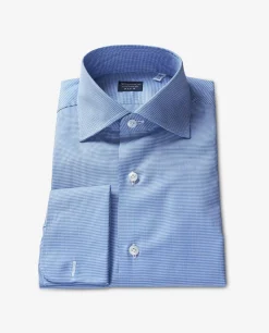 Hot Dubbele Manchet Shirt Mannen Shirts