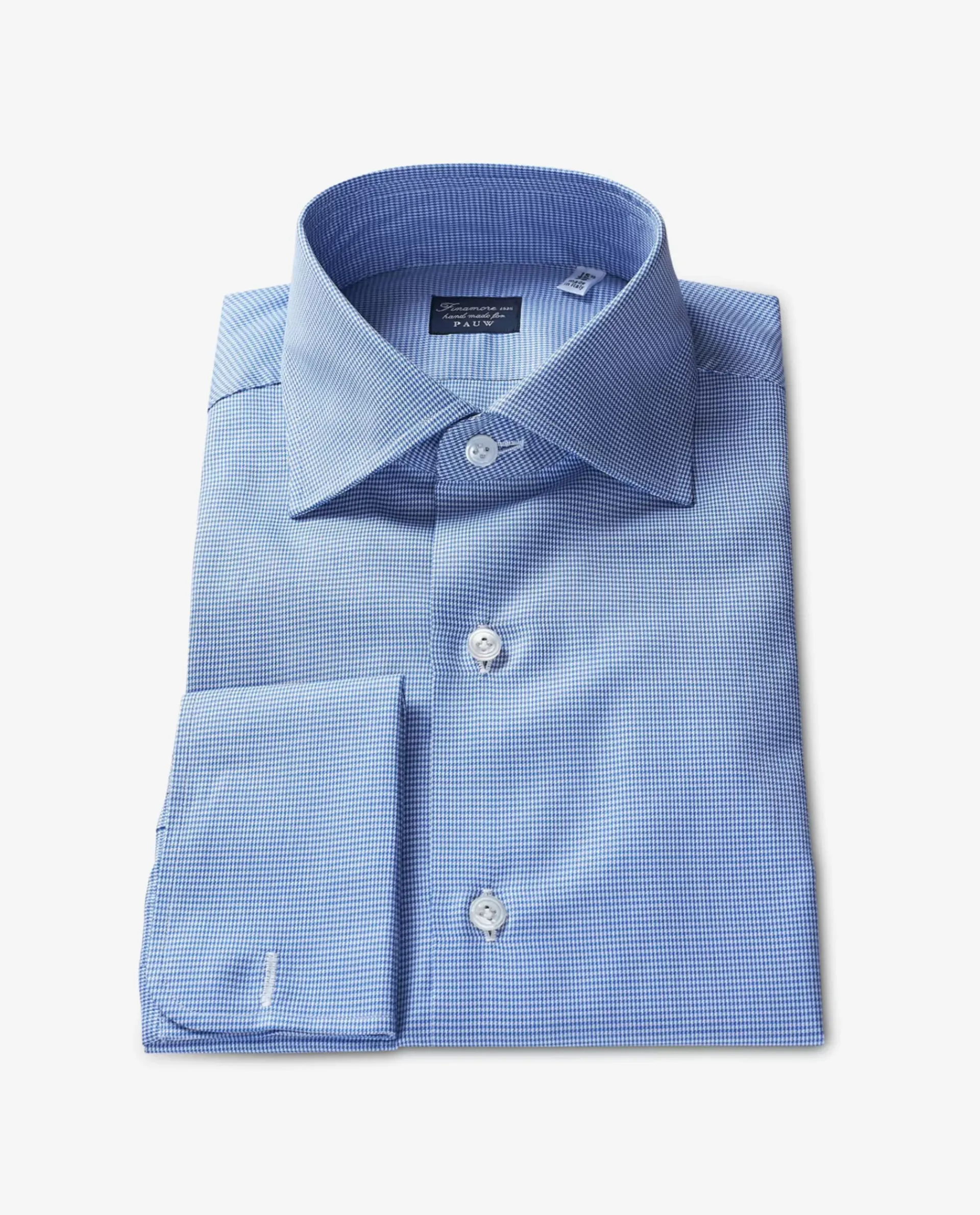 Hot Dubbele Manchet Shirt Mannen Shirts