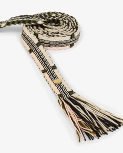 Fashion Dunne Geweven Riem Vrouwen Accessoires