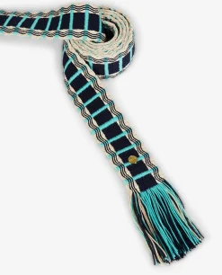 New Dunne Geweven Riem Vrouwen Accessoires