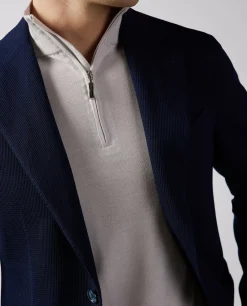 Best Sale Dunne Trui Met Rits Mannen Knitwear