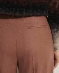 Cheap Flanellen Flared Broek Vrouwen Broeken