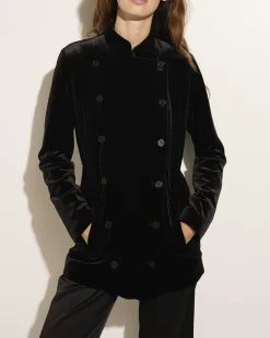 Clearance Fluwelen Blazer Vrouwen Blazers