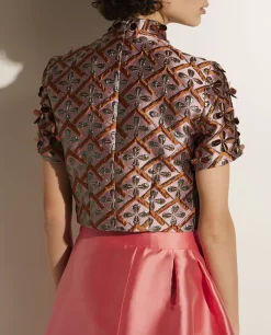 Best Geborduurde Crop Top Vrouwen Tops