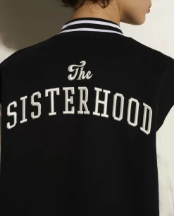 Cheap Geborduurde Varsitybomber Vrouwen Jasjes