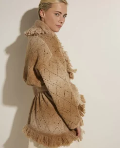 New Gebreid Crystal Ice Caves Vest Vrouwen Knitwear