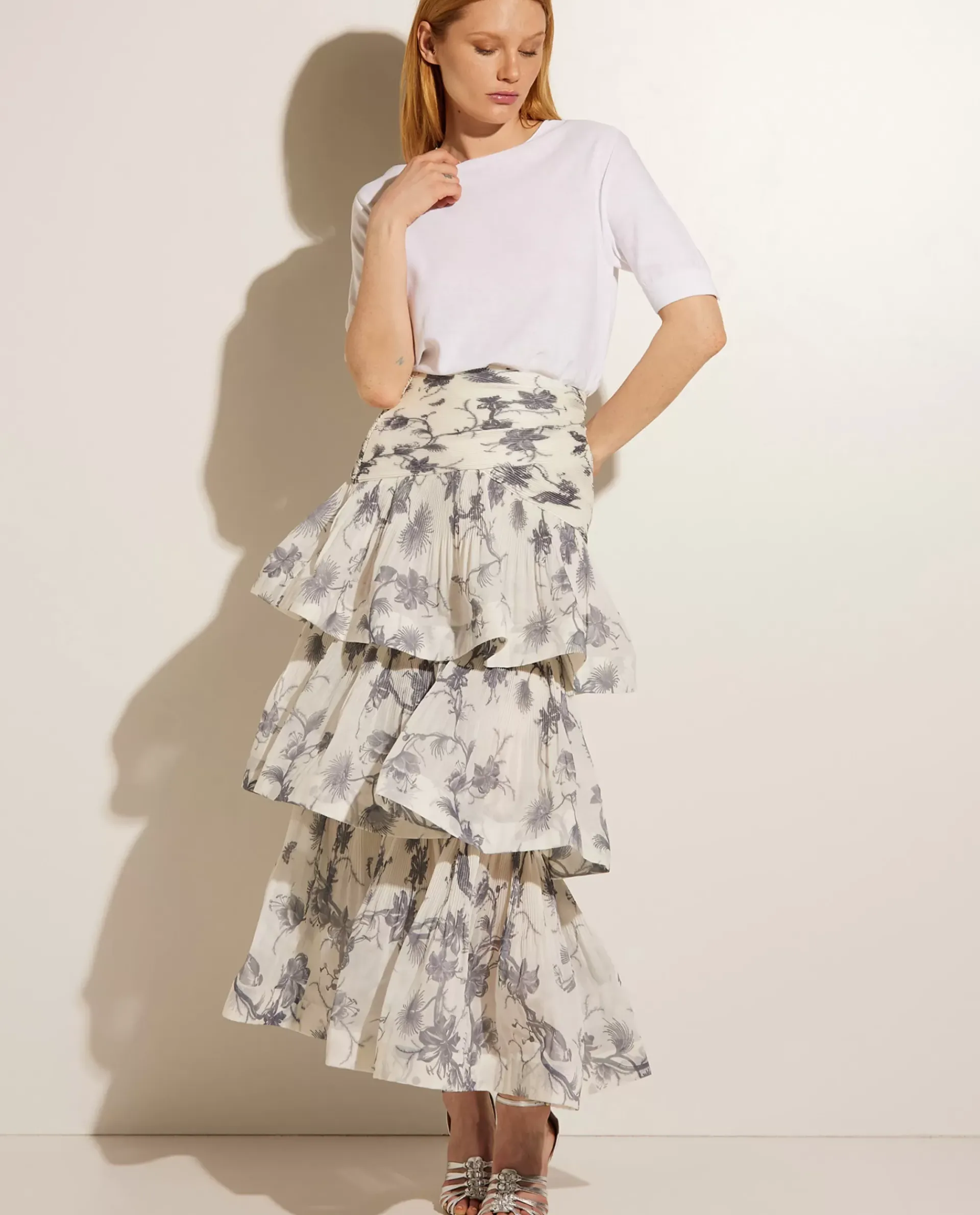 Shop Geplooide Midi Rok Vrouwen Rokken