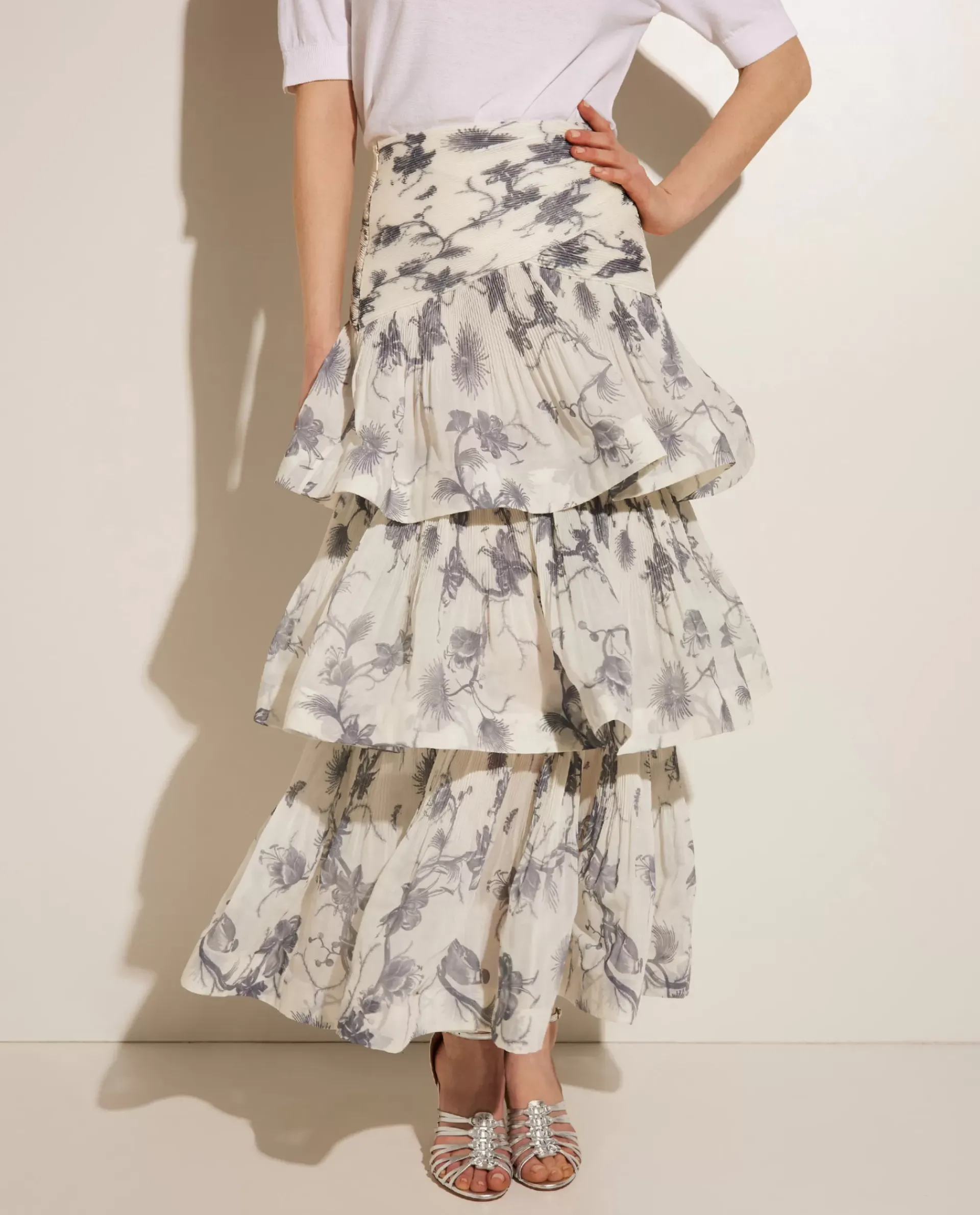 Shop Geplooide Midi Rok Vrouwen Rokken