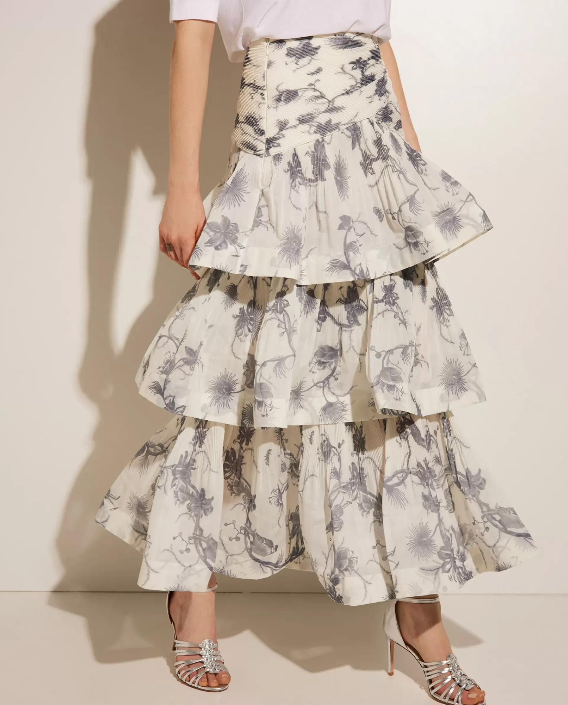 Shop Geplooide Midi Rok Vrouwen Rokken
