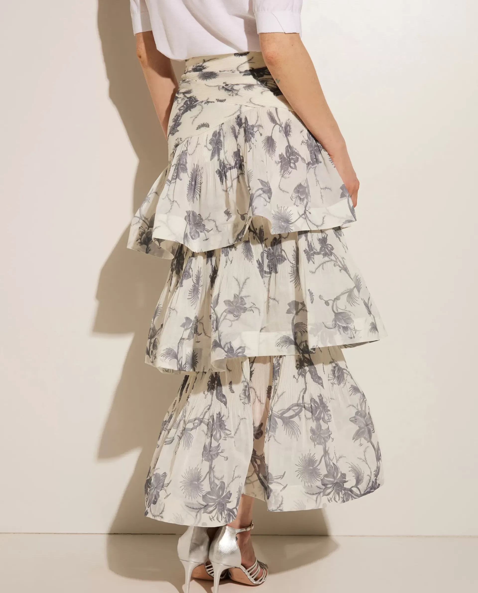 Shop Geplooide Midi Rok Vrouwen Rokken