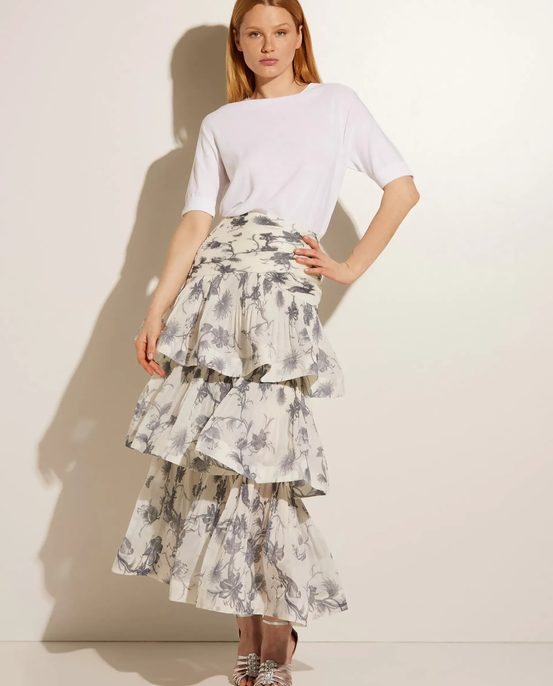 Shop Geplooide Midi Rok Vrouwen Rokken