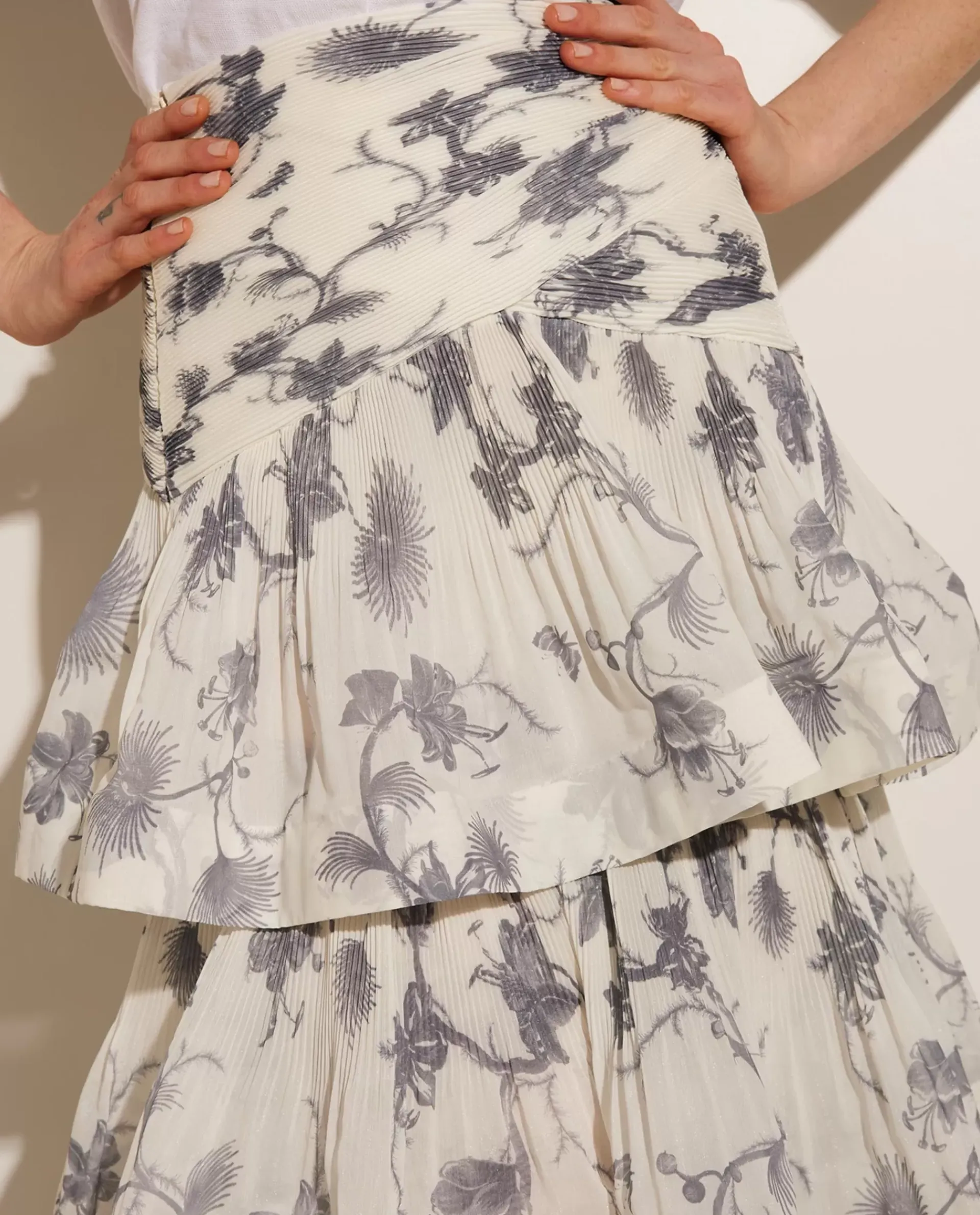 Shop Geplooide Midi Rok Vrouwen Rokken