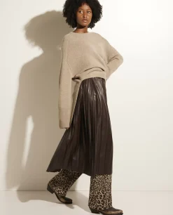 Discount Geplooide Midi Rok Vrouwen Rokken