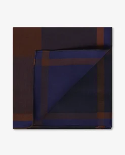 Outlet Geruit Pochet Mannen Pochettes