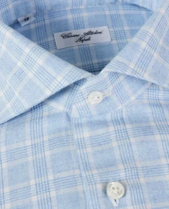 Store Geruit Shirt Mannen Shirts