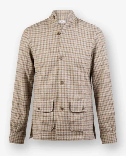 Outlet Geruit Shirtjasje Mannen Jasjes