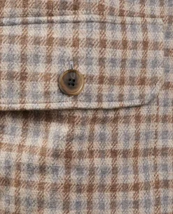 Outlet Geruit Shirtjasje Mannen Jasjes