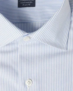 Clearance Gestreept Oxford Shirt Mannen Shirts