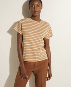 Sale Gestreept T-Shirt Vrouwen Tops