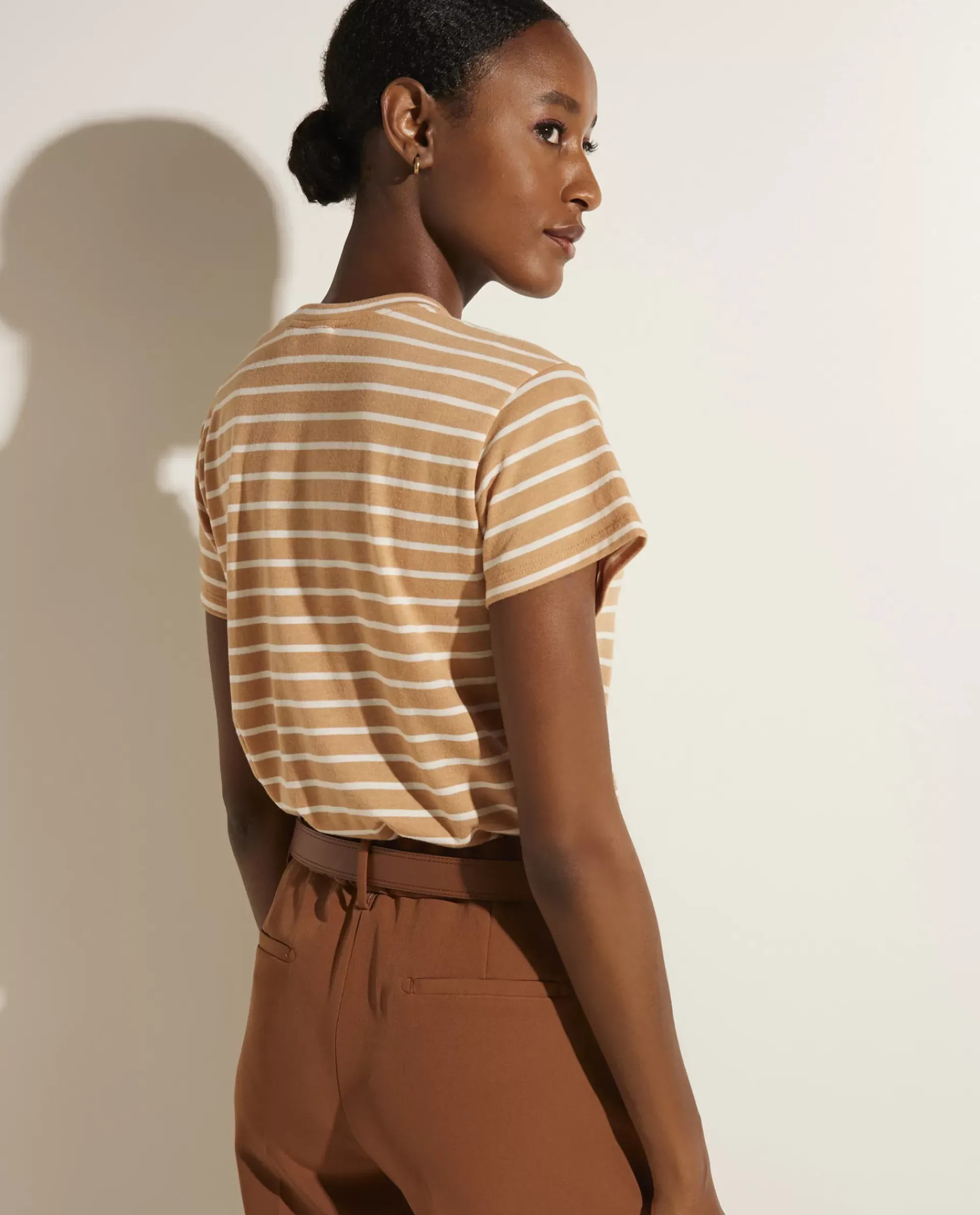 Sale Gestreept T-Shirt Vrouwen Tops