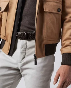 Cheap Gevlochten Krokodillen Leren Riem Mannen Riemen
