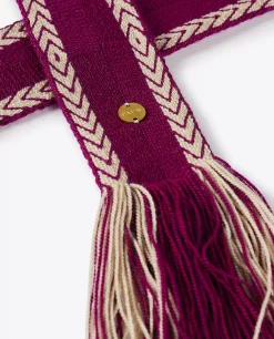Outlet Geweven Riem Met Franjes Vrouwen Accessoires