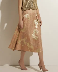 Fashion Glanzende A-Lijn Rok Vrouwen Rokken