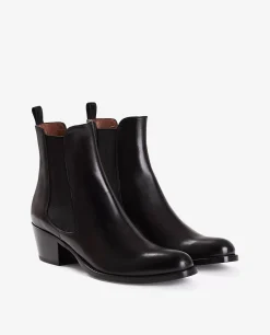 Store Halfhoge Leren Laarzen Vrouwen Schoenen
