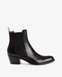 Store Halfhoge Leren Laarzen Vrouwen Schoenen