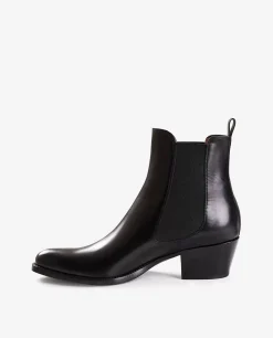 Store Halfhoge Leren Laarzen Vrouwen Schoenen