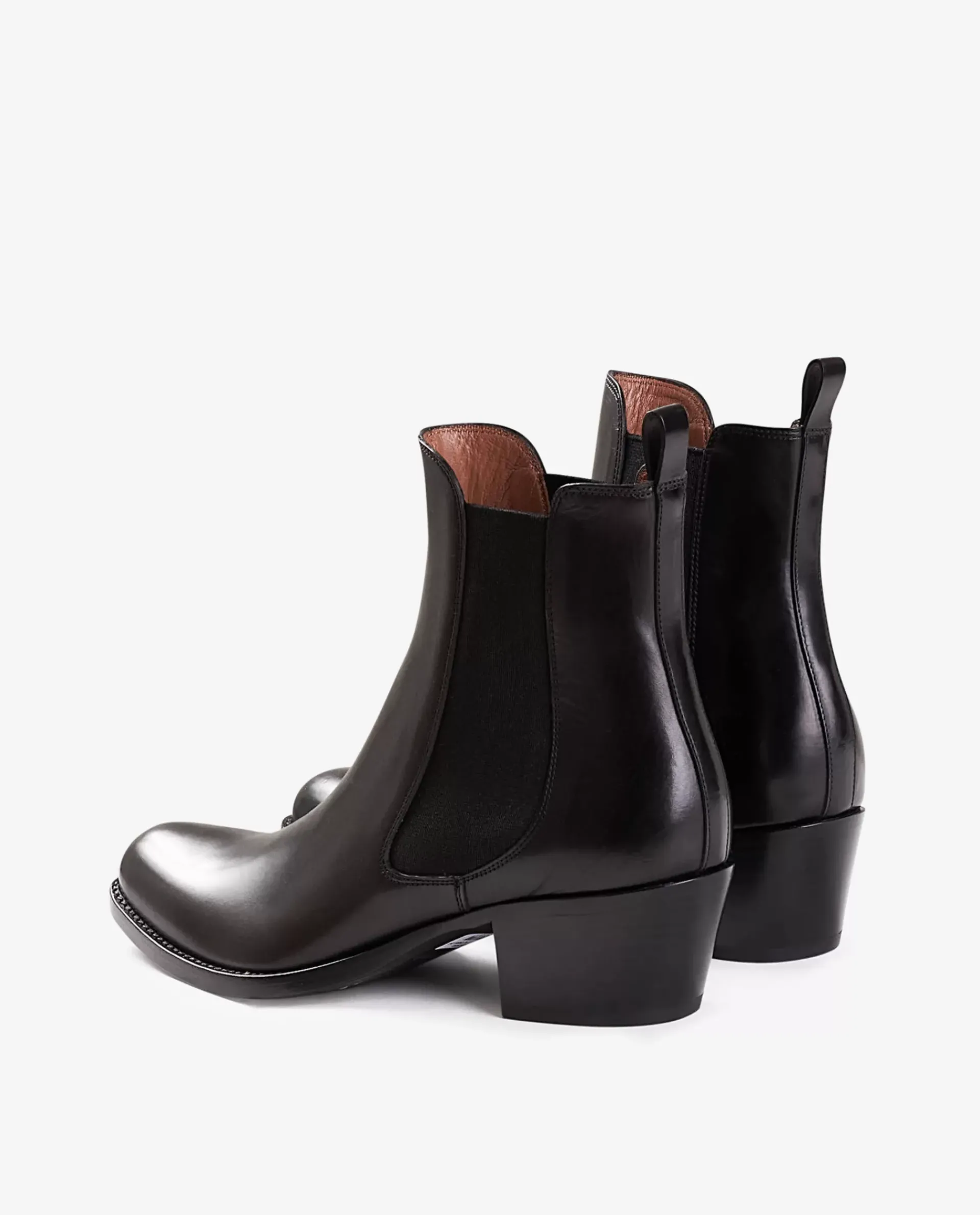 Store Halfhoge Leren Laarzen Vrouwen Schoenen
