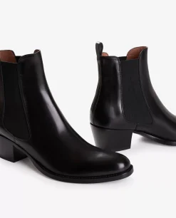 Store Halfhoge Leren Laarzen Vrouwen Schoenen