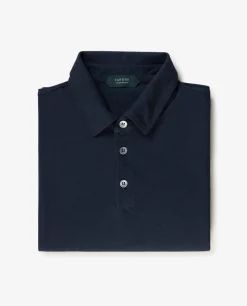 New Ice Cotton Lange Mouw Polo Mannen Polo