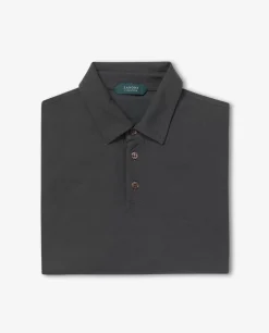 Shop Ice Cotton Lange Mouw Polo Mannen Polo