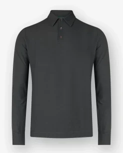 Shop Ice Cotton Lange Mouw Polo Mannen Polo