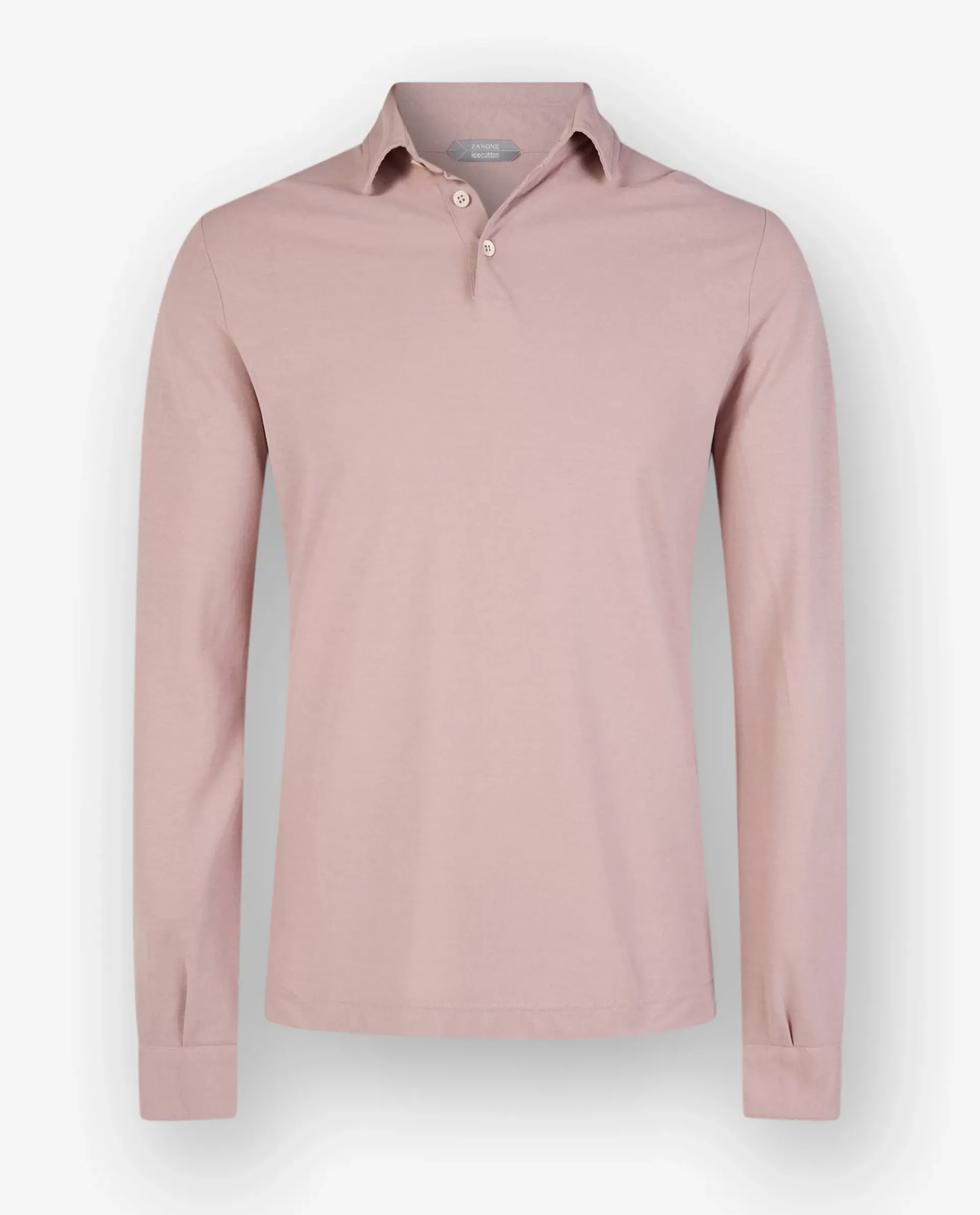 Flash Sale Ice Cotton Lange Mouw Polo Mannen Polo
