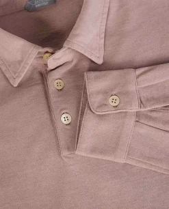 Flash Sale Ice Cotton Lange Mouw Polo Mannen Polo