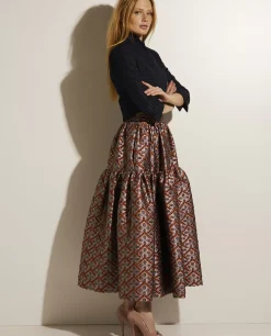 Sale Jacquard Rok Vrouwen Rokken