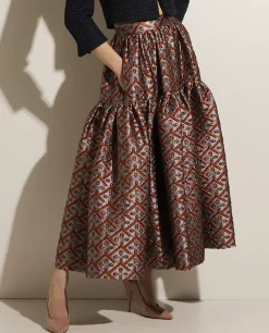 Sale Jacquard Rok Vrouwen Rokken