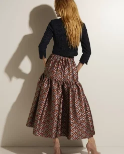 Sale Jacquard Rok Vrouwen Rokken