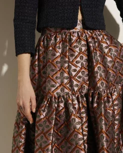 Sale Jacquard Rok Vrouwen Rokken