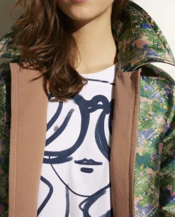 New Jas Met Print Vrouwen Jassen