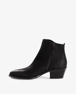 Discount Kalfsleren Enkellaarsjes Vrouwen Schoenen