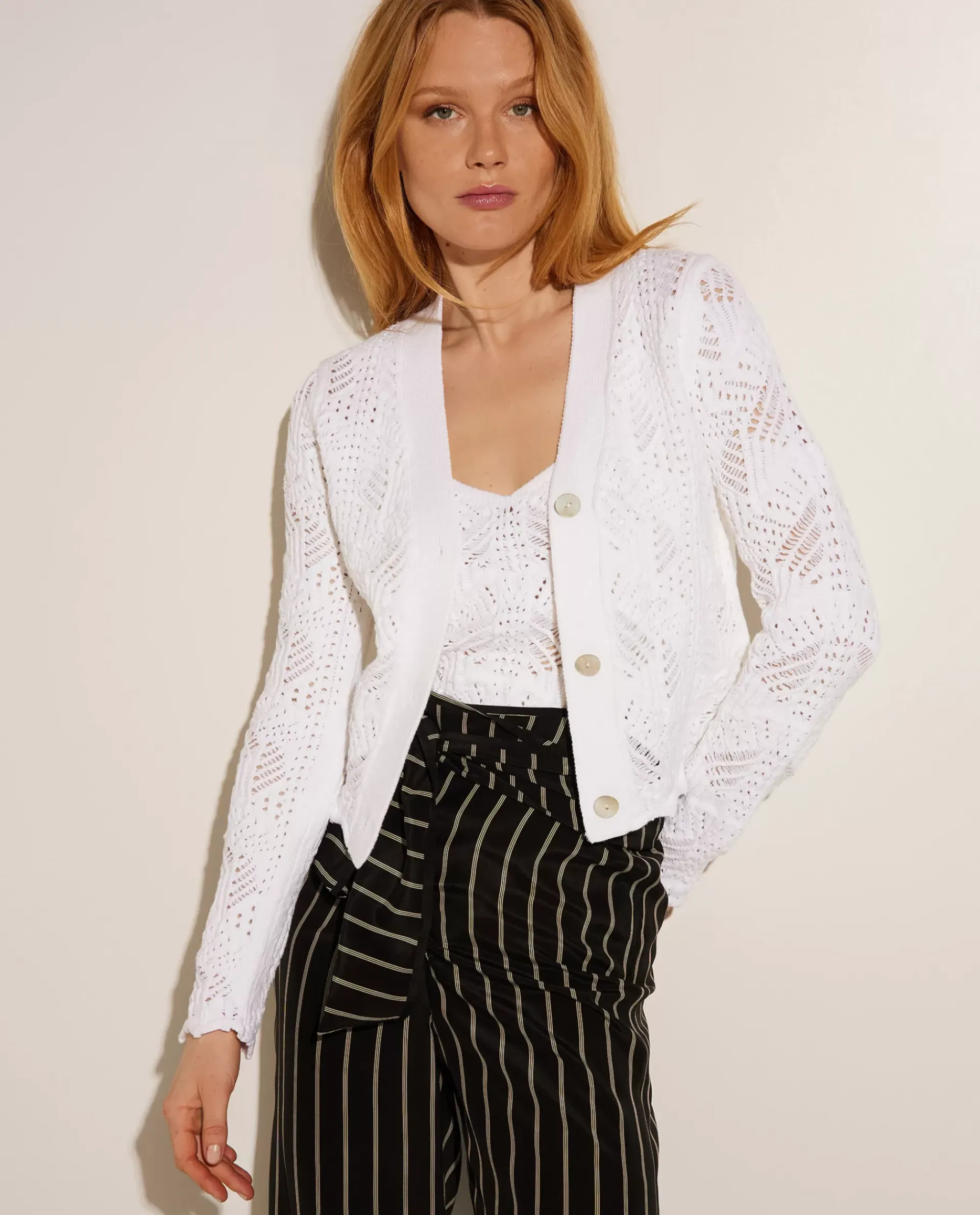 Shop Kanten Vestje Vrouwen Knitwear