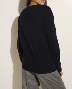 Store Kasjmieren V-Hals Trui Vrouwen Knitwear